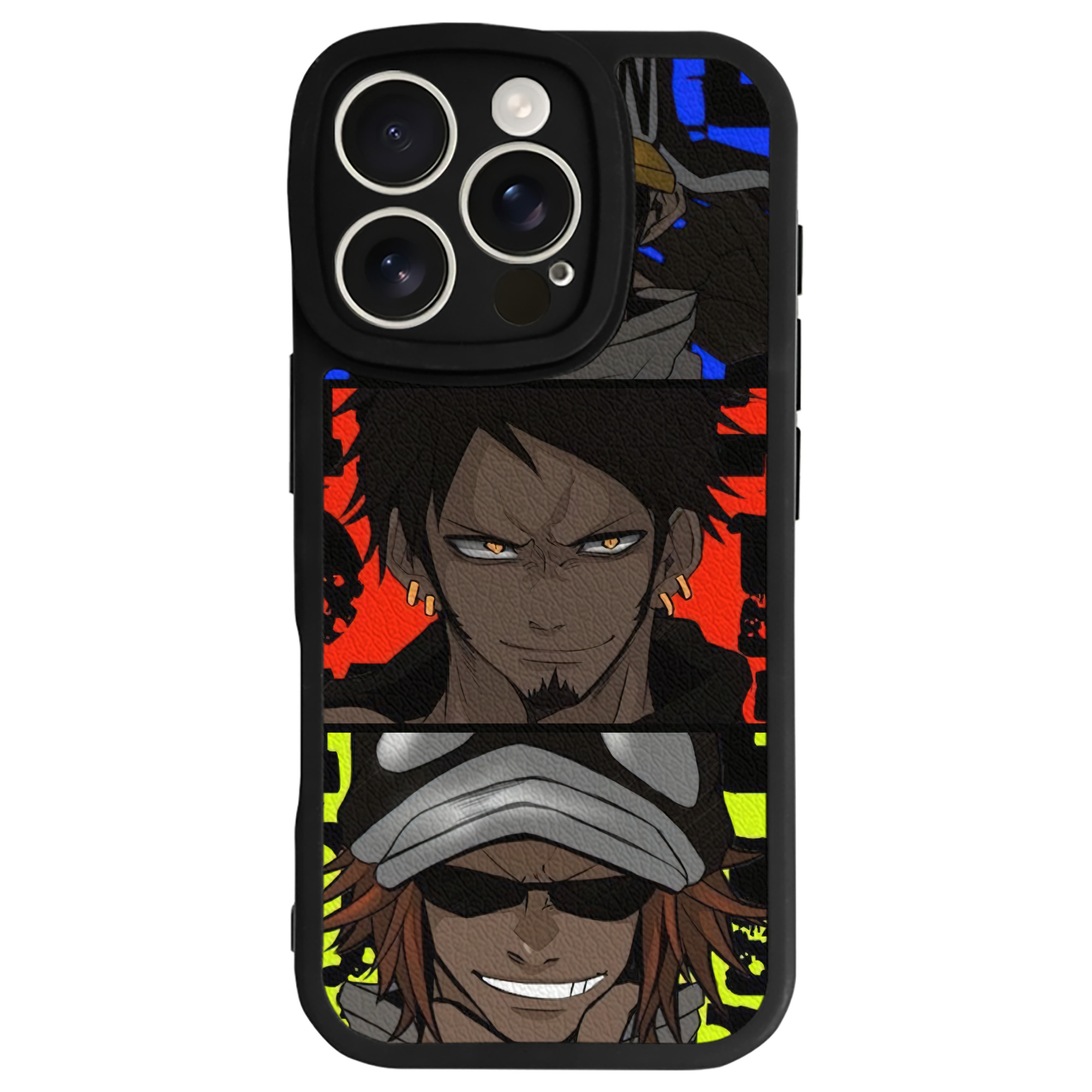 （画像用） ワンピース ONE PIECE 【iPhone 16シリーズ対応】シリコンスマホケース（レザー調） 材質：シリコン